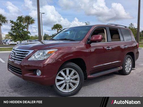 Maroon 2008 Lexus LX 570 Base