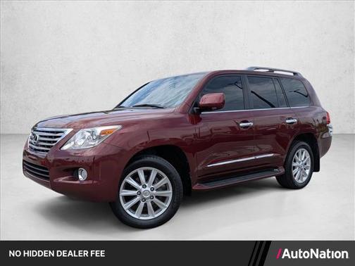 Maroon 2008 Lexus LX 570 Base