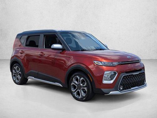 Mars Orange/Black Roof 2021 Kia Soul X-Line