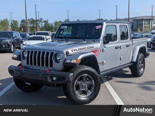 Billet Silver Metallic Clearcoat 2020 Jeep Gladiator Rubicon