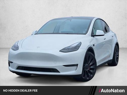 Pearl White Multi-Coat 2024 Tesla Model Y Performance Dual Motor All-Wheel Drive
