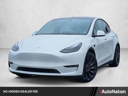 Pearl White Multi-Coat 2024 Tesla Model Y Performance Dual Motor All-Wheel Drive