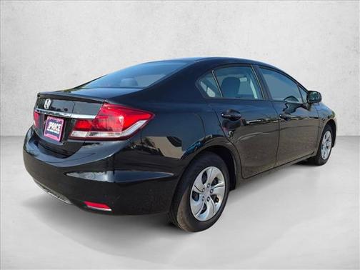 Crystal Black Pearl 2013 Honda Civic LX