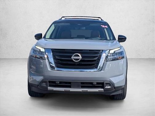 Solid Gray/Super Black 2024 Nissan Pathfinder Platinum 4WD