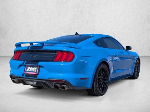 Grabber Blue Metallic 2022 Ford Mustang GT Premium