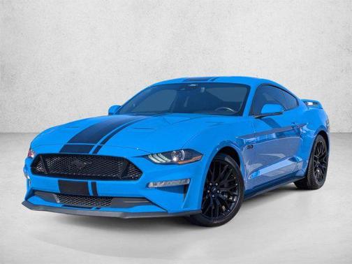 Grabber Blue Metallic 2022 Ford Mustang GT Premium