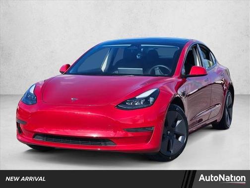 Solid Black 2023 Tesla Model 3 Standard Range