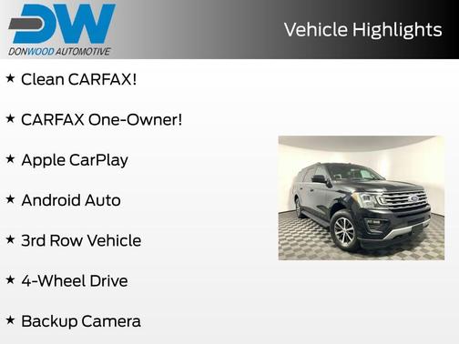 Agate Black Metallic 2019 Ford Expedition Max XLT