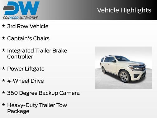 Star White Metallic Tri-Coat 2023 Ford Expedition Platinum