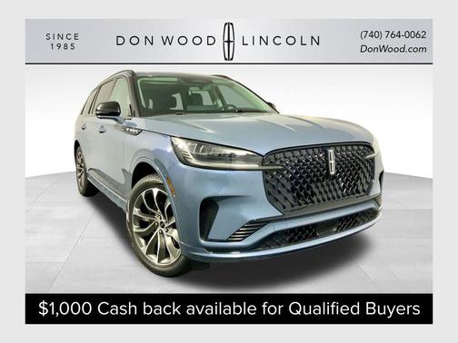 Whisper Blue Metallic Clearcoat 2026 Lincoln Aviator Premiere