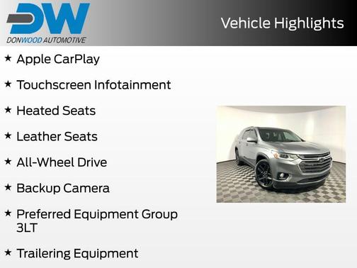 Satin Steel Metallic 2021 Chevrolet Traverse LT Leather