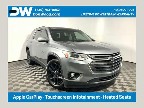 Satin Steel Metallic 2021 Chevrolet Traverse LT Leather