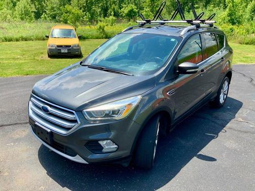 Magnetic Metallic 2017 Ford Escape Titanium