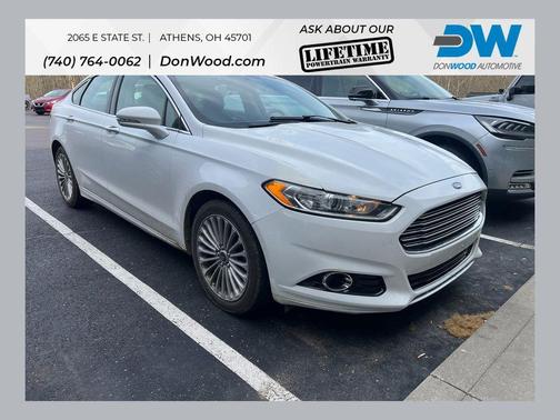 Oxford White 2016 Ford Fusion Titanium