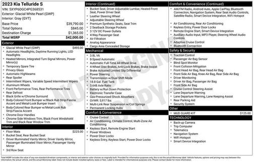 2023 Kia Telluride S
