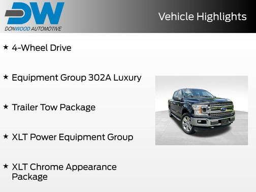 Shadow Black 2018 Ford F-150 XLT