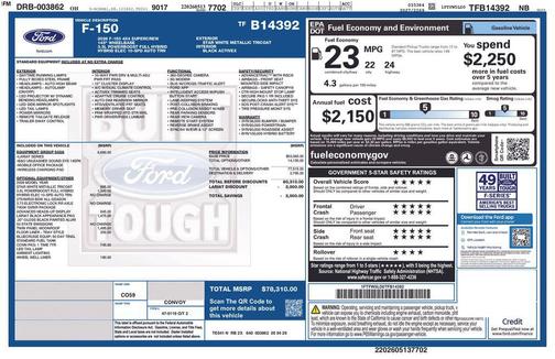 Star White Metallic TC 2026 Ford F-150 Lariat