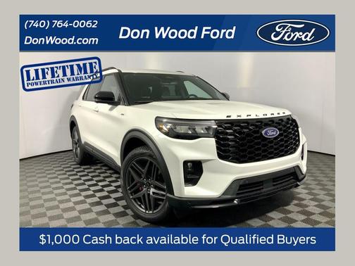 White 2026 Ford Explorer ST-Line
