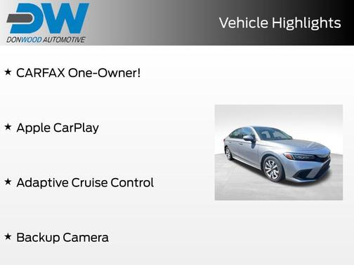Lunar Silver Metallic 2024 Honda Civic LX