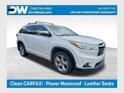 Blizzard Pearl 2016 Toyota Highlander Hybrid Platinum
