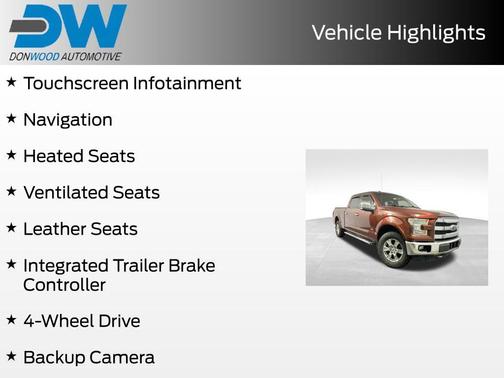 Bronze 2016 Ford F-150 Lariat