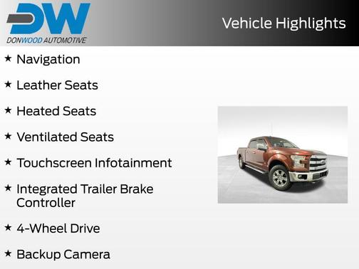 Bronze 2016 Ford F-150 Lariat