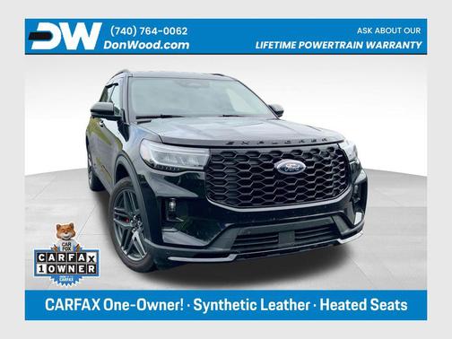 Agate Black Metallic 2025 Ford Explorer ST-Line