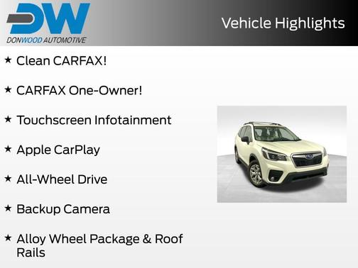 Crystal White Pearl 2021 Subaru Forester Base