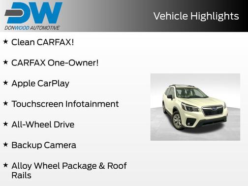 Crystal White Pearl 2021 Subaru Forester Base