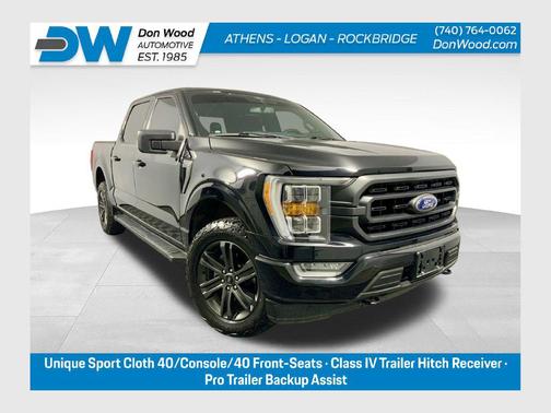 Agate Black Metallic 2021 Ford F-150 XLT