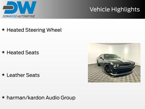 Black Clearcoat 2014 Dodge Challenger SRT8