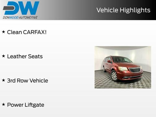 Deep Cherry Red Crystal Pearlcoat 2014 Chrysler Town & Country Touring