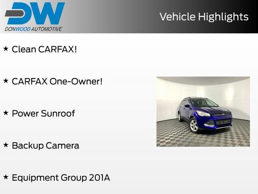 Deep Impact Blue 2013 Ford Escape SE