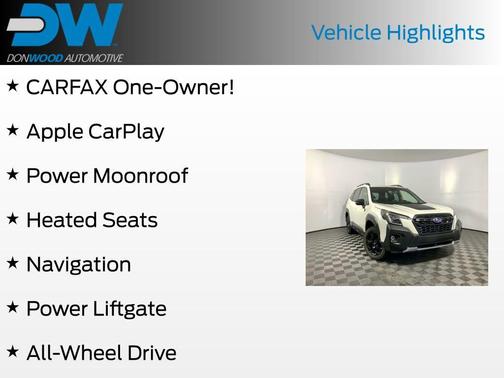 Crystal White Pearl 2022 Subaru Forester Wilderness