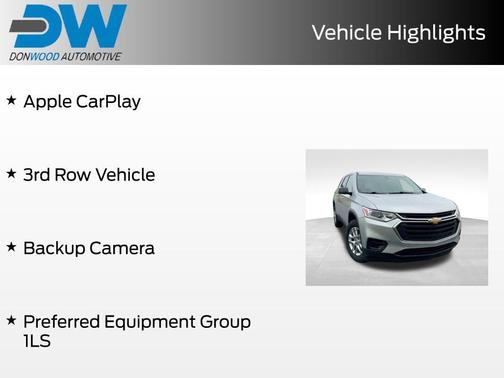 Silver Ice Metallic 2018 Chevrolet Traverse LS