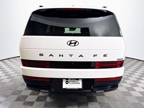 Serenity White 2026 Hyundai SANTA FE HEV Calligraphy