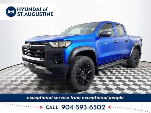 Glacier Blue Metallic 2023 Chevrolet Colorado Trail Boss