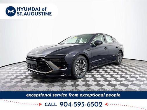 Carbon Blue 2025 Hyundai SONATA Hybrid Limited