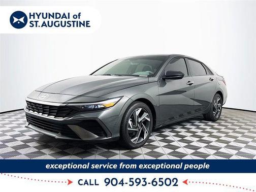 Amazon Gray 2025 Hyundai ELANTRA Sport