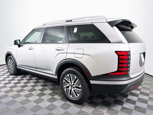 Typhoon Silver Metallic 2026 Hyundai Palisade Hybrid Blue SEL 8P