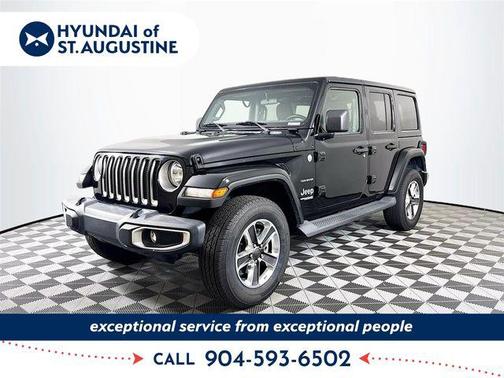 Black Clearcoat 2021 Jeep Wrangler Unlimited Sahara