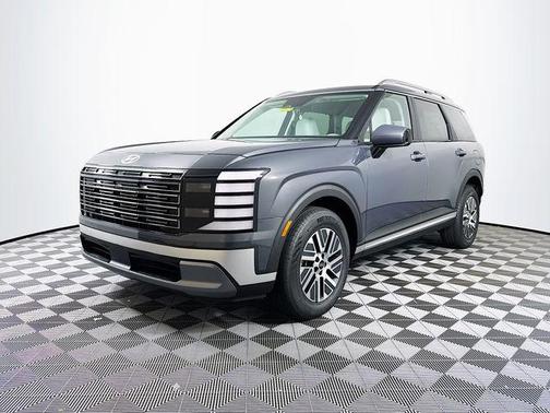Ecotronic Gray Pearl 2026 Hyundai Palisade Hybrid Blue SEL 7P