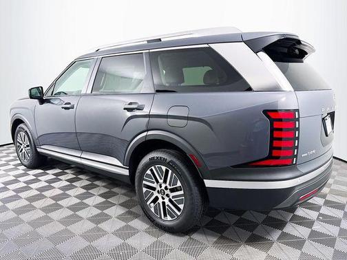 Ecotronic Gray Pearl 2026 Hyundai Palisade Hybrid Blue SEL 7P