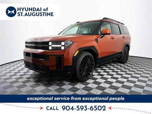 Terracotta Orange 2025 Hyundai SANTA FE Calligraphy