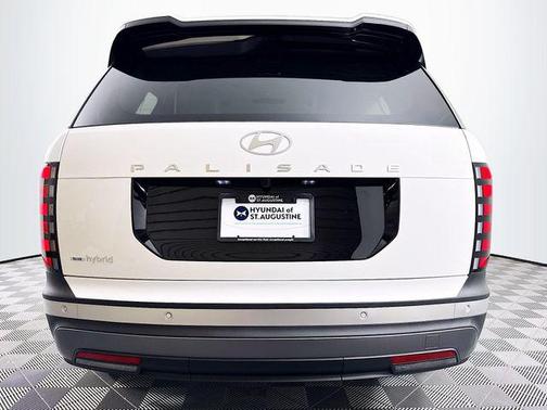 Creamy White Pearl 2026 Hyundai Palisade Hybrid Blue SEL 8P