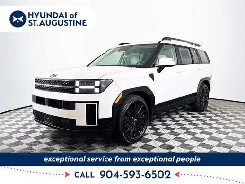 Serenity White 2026 Hyundai SANTA FE Calligraphy