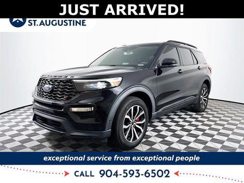 Agate Black Metallic 2021 Ford Explorer ST