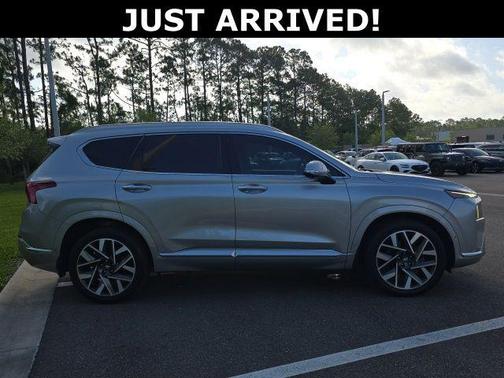 Shimmering Silver 2022 Hyundai SANTA FE Calligraphy