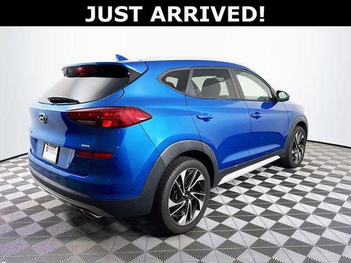 Aqua Blue 2019 Hyundai TUCSON Sport