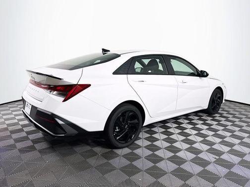 Serenity White 2026 Hyundai ELANTRA HEV SEL Sport